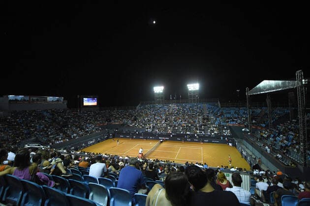 Rio Open 2022 RIO DE JANEIRO, RJ - 14.02.2022: RIO OPEN 2022 - Juan Carlos Alcaraz (ESP) in dispute with Jaume Munar (ESP) on the Guga Kuerten court, for the first round of the Rio Open 2022, held at the Jockey Club Brasileiro, which takes place from February 12 to 20, this Monday (14), in Rio de Janeiro, RJ. (Photo: Celso Pupo Fotoarena) x2170185x  CelsoxPupo