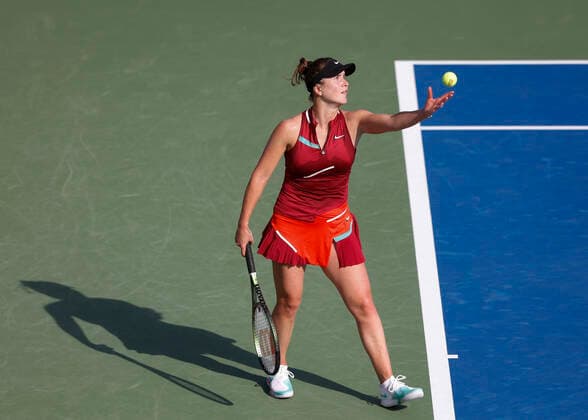 Elina Svitolina Tennis - Dubai Tennis Championships 2022 - WTA, Tennis Damen - Dubai Duty Free Tennis Stadium - Dubai - - United Arab Emirates - 15 February 2022. Copyright: xJuergenxHasenkopfx