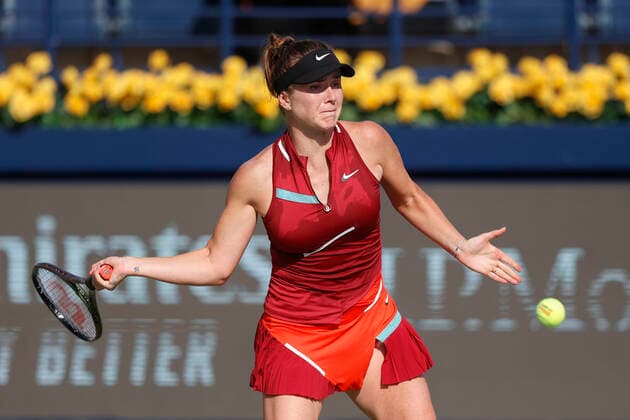 Elina Svitolina Tennis - Dubai Tennis Championships 2022 - WTA, Tennis Damen - Dubai Duty Free Tennis Stadium - Dubai - - United Arab Emirates - 15 February 2022. Copyright: xJuergenxHasenkopfx