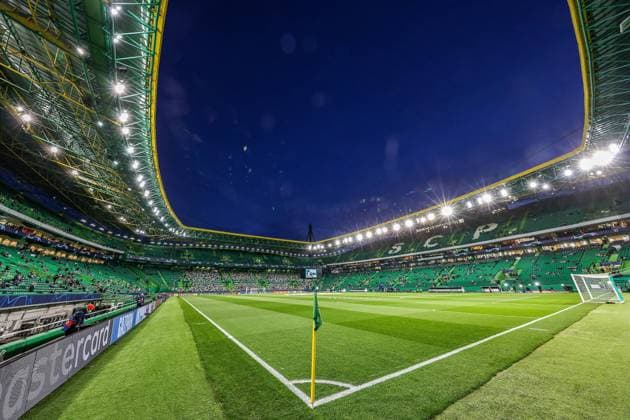 Sporting Lisbon v Manchester City Champions League 15 02 2022. Round of 16, First Leg General view inside the Jose Alvalade stadium during the Champions League match between Sporting Lisbon and Manchester City at Estadio Jose Alvalade, Lisbon, Portugal on 15 February 2022. Editorial use only , Copyright: xNigelxKeenex PSI-14659-0002