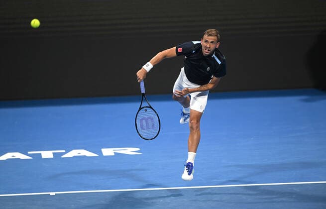 2022 ATP, Tennis Herren Exxon Mobil Qatar Open Daniel Evans , (GBR)