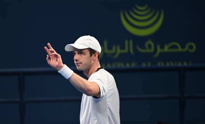2022 ATP, Tennis Herren Exxon Mobil Qatar Open Botic Van de Zandschulp , (NED)