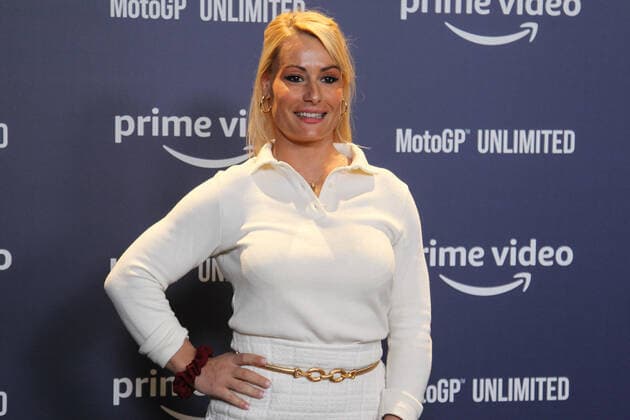 February 16, 2022, MADRID, MADRID, SPAIN: Lydia Valentin, weightlifter, attends during the photocall of the premiere of the MotoGP Unlimited film celebrated at Cine Capitol Gran VoÂ­a on February 16, 2022, in Madrid, Spain. MADRID SPAIN - ZUMAa181 20220216_zaa_a181_129 Copyright: xIrinaxR.xHipolitox