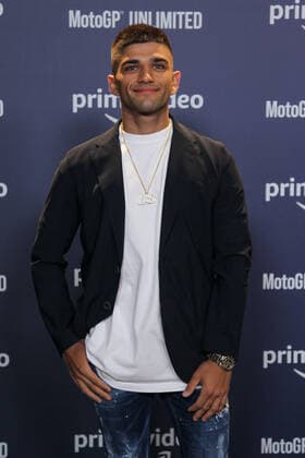 February 16, 2022, MADRID, MADRID, SPAIN: Jorge Martin, MotoGP rider, attends during the photocall of the premiere of the MotoGP Unlimited film celebrated at Cine Capitol Gran VoÂ­a on February 16, 2022, in Madrid, Spain. MADRID SPAIN - ZUMAa181 20220216_zaa_a181_147 Copyright: xIrinaxR.xHipolitox