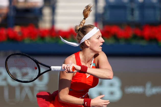 Petra Kvitova (CZE) Tennis - Dubai Tennis Championships 2022 - WTA, Tennis Damen - Dubai Duty Free Tennis Stadium - Dubai - - United Arab Emirates - 17 February 2022. Copyright: xJuergenxHasenkopfx