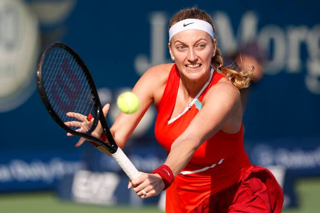 Petra Kvitova (CZE) Tennis - Dubai Tennis Championships 2022 - WTA, Tennis Damen - Dubai Duty Free Tennis Stadium - Dubai - - United Arab Emirates - 17 February 2022. Copyright: xJuergenxHasenkopfx