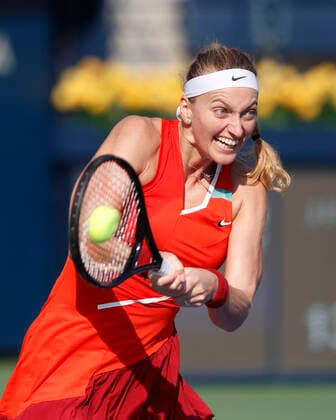 Petra Kvitova (CZE) Tennis - Dubai Tennis Championships 2022 - WTA, Tennis Damen - Dubai Duty Free Tennis Stadium - Dubai - - United Arab Emirates - 17 February 2022. Copyright: xJuergenxHasenkopfx