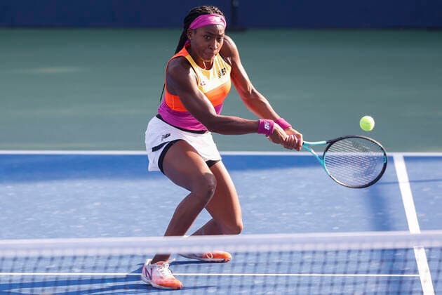 Cori (Coco) Gauff Tennis - Dubai Tennis Championships 2022 - WTA, Tennis Damen - Dubai Duty Free Tennis Stadium - Dubai - - United Arab Emirates - 17 February 2022. Copyright: xJuergenxHasenkopfx