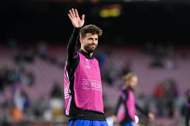 February 17, 2022, Barcelona, Spain: Gerard Pique of FC Barcelona, Barca during the UEFA Europa League match between FC Barcelona and SSC Napoli at Camp Nou in Barcelona, Spain. Barcelona Spain - ZUMAd159 20220217_zia_d159_001 Copyright: xGerardxFrancox