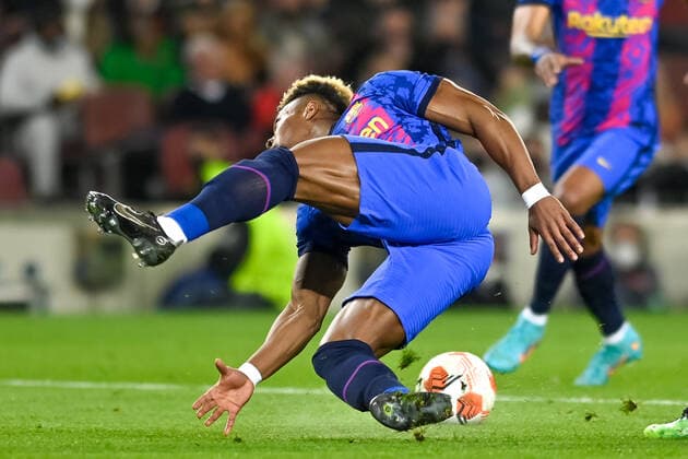17th February 2022; Camp Nou; Barcelona; Spain; UEFA Europa League; FC Barcelona, Barca vs Napoli; Adama Traore Diarra (Barca) Barcelona Barcelona Spain Futbol Copyright: xGerardxFrancox xAgenciaxLOFx