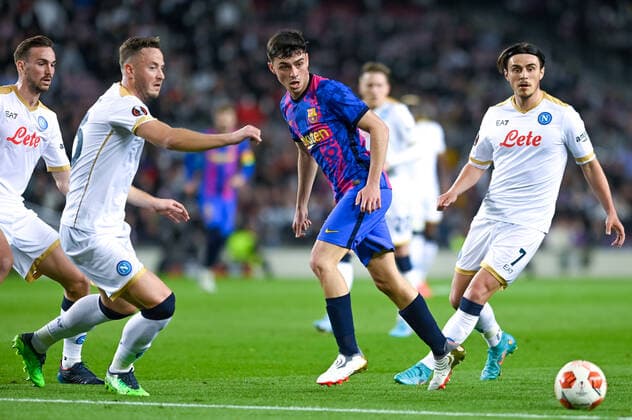 17th February 2022; Camp Nou; Barcelona; Spain; UEFA Europa League; FC Barcelona, Barca vs Napoli; Barcelona Barcelona Spain Futbol Copyright: xGerardxFrancox xAgenciaxLOFx