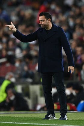 Db Barcellona (Spagna) 17 02 2022 - Europa League Barcellona-Napoli foto Daniele Buffa Image Nella foto: Xavi 