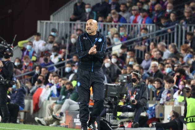 February 17, 2022, Barcelona, Catalogna, Espana: During the Europa League Football match FC Barcelona, Barca vs SSC Naples on February 17, 2022 at the Camp Nou stadium in Barcelona..In picture: Barcelona Espana - ZUMAs236 20220217_zap_s236_021 Copyright: xFabioxSassox