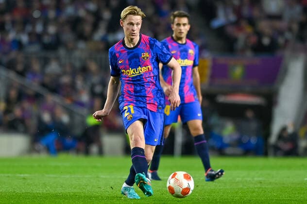 17th February 2022; Camp Nou; Barcelona; Spain; UEFA Europa League; FC Barcelona, Barca vs Napoli; Frenkie de Jong (Barca) Barcelona Barcelona Spain Futbol Copyright: xGerardxFrancox xAgenciaxLOFx