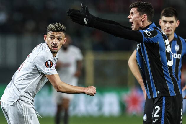 Bergamo 17 09 2022 - Europa League Atalanta-Olympiacos foto Image Nella foto: esultanza gol Tiquinho Soares 
