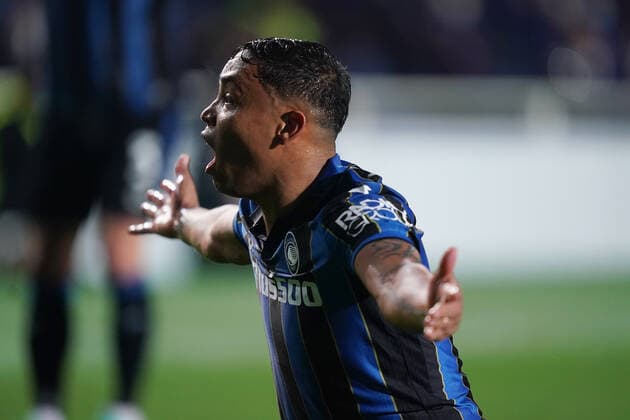 Photo Spada LaPresse February 17 , 2022 - Bergamo ,Italy Soccer Atalanta vs Olympiacos - Europa League 2021 2022 In the photo : Luis Muriel (Atalanta BC);  Copyright: xSpada LaPressex