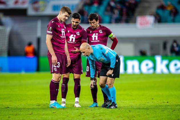 FB-EL RB Leipzig - Real Sociedad Alexander Sorloth (Real Sociedad) waehrend der KO Runden-Play-Off - Saison 2021-2022 in der Europa League (Herren) zwischen RB Leipzig und Real Sociedad San Sebastian in der Red Bull Arena am 17. February 2022 in Leipzig, Sachsen, Deutschland