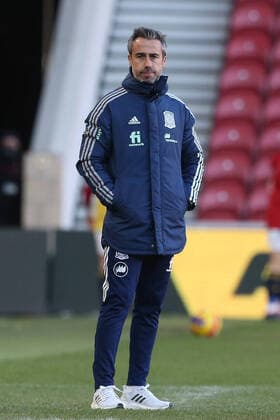 Germany v Spain - Arnold Clark Cup Spain s head coach Jorge Vilda during the Arnold Clark Cup match between Germany and Spain at the Riverside Stadium, Middlesbrough on Thursday 17th February 2022. Middlesbrough United Kingdom  Copyright: xMIxNewsx originalFilename:fletcher-germanyv220217_npF1u.jpg