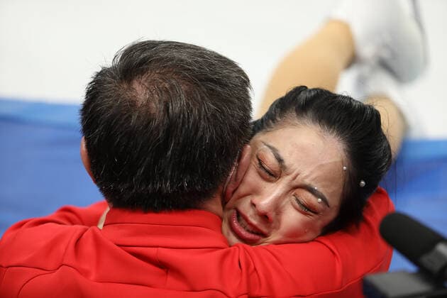 February 19, 2022, Beijing, Hebei, China: SUI WENJING and HAN CONG win the Gold Medal in the Figure skating, Eiskunstlauf Pair Skating on Day 15 at the Beijing 2022 Winter Olympics at the Capital Indoor Stadium on February 19th 2022 in Beijing, China BEIJING 2022: DAY 15: FIGURE SKATING: PAIR SKATING  - ZUMAc179 20220219_zep_c179_240 Copyright: xMickaelxChavetx
