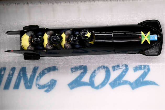 Sport Bilder des Tages STEPHENS Shanwayne Team Jamaica JAM am Samstag den 19.02.2022 Olympische Winterspiele 2022 in Yanqing China *** STEPHENS Shanwayne Team Jamaica JAM on Saturday 19 02 2022 Winter Olympics in Yanqing China