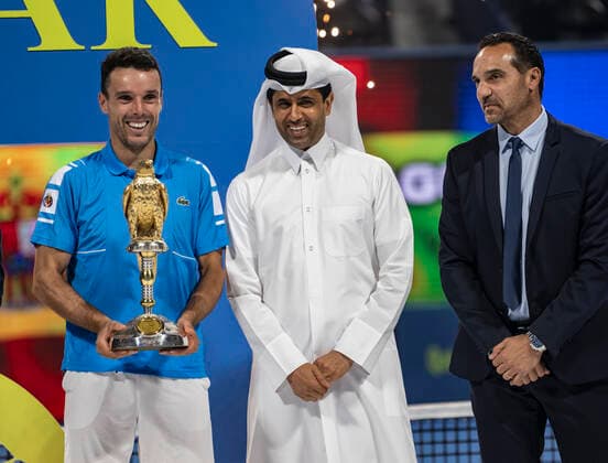 2022 ATP, Tennis Herren Exxon Mobil Qatar Open Roberto Bautista Agut (ESP)