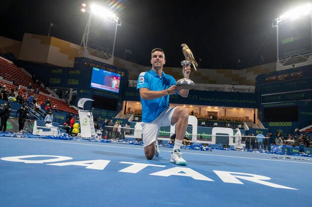 2022 ATP, Tennis Herren Exxon Mobil Qatar Open Roberto Bautista Agut (ESP)