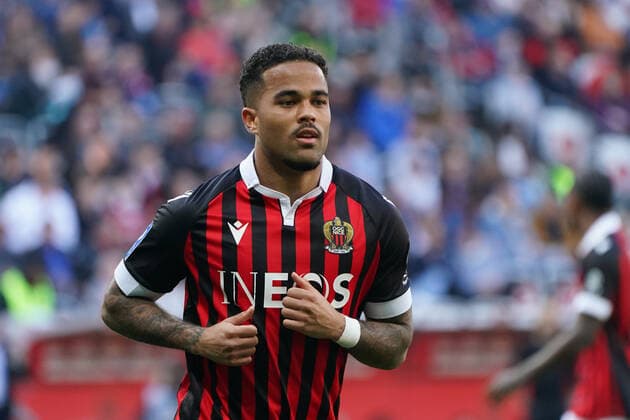 Justin Kluivert (OGC Nice) FOOTBALL : OGC Nice vs SCO Angers - Ligue 1 Uber Eats - Nice - 20 02 2022 NorbertScanella Panoramic 