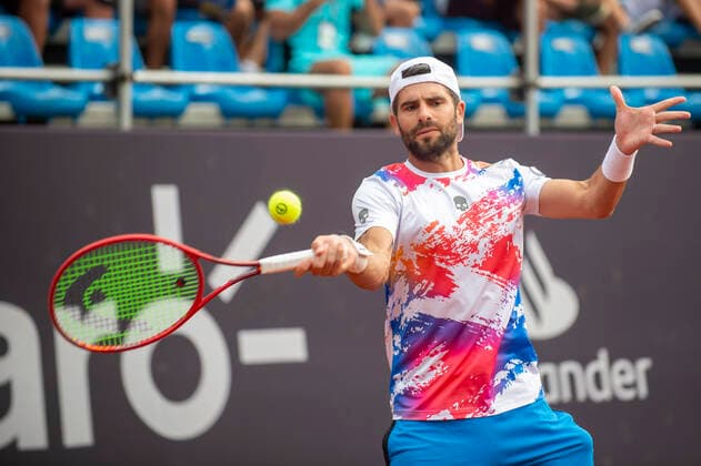 Rio Open 2022 RIO DE JANEIRO, RJ - 20.02.2022: RIO OPEN 2022 - Double game Simone Bolelli (ITA), Fabio Fognini (ITA) vs Santiago Gonzalez (MEX), on court 1 of the Rio Open 2022, held at the Jockey Club Brasileiro, which takes place from February 12 to 20, this Saturday (20), in Rio de Janeiro, RJ. (Photo: Celso Pupo Fotoarena) x2172589x  CelsoxPupo