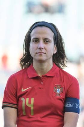 Faro, Portugal, Feb 20th 2022: Dolores Silva (14 Portugal) before the Algarve Cup match between Portugal and Sweden at Estadio Algarve, Portugal. Sven Beyrich SPP Portugal v Sweden - Algarve Cup - Estadio Algarve 