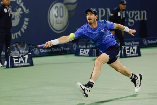 Andy Murray Tennis - Dubai Duty Free Tennis Championships - ATP, Tennis Herren - Dubai Duty Free Tennis Stadium - Dubai - - United Arab Emirates - 21 February 2022. Copyright: xJuergenxHasenkopfx