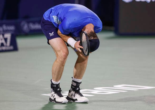 Andy Murray Tennis - Dubai Duty Free Tennis Championships - ATP, Tennis Herren - Dubai Duty Free Tennis Stadium - Dubai - - United Arab Emirates - 21 February 2022. Copyright: xJuergenxHasenkopfx