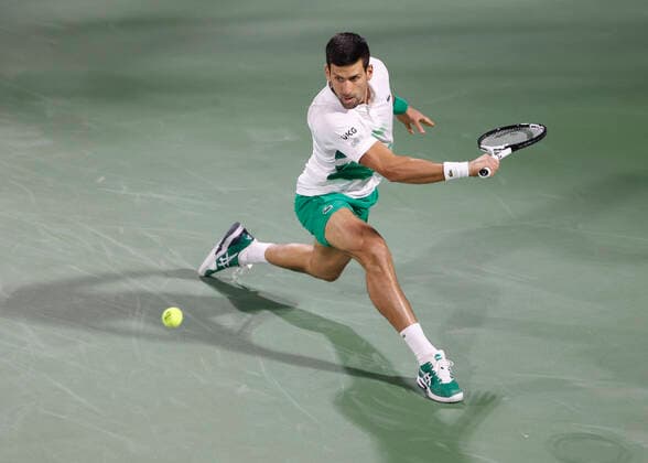 Novak Djokovic (SRB) Tennis - Dubai Duty Free Tennis Championships - ATP, Tennis Herren - Dubai Duty Free Tennis Stadium - Dubai - - United Arab Emirates - 21 February 2022. Copyright: xJuergenxHasenkopfx