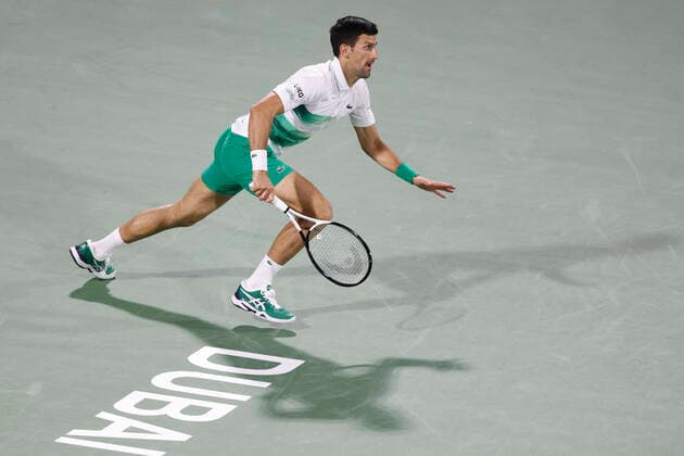 Novak Djokovic (SRB) Tennis - Dubai Duty Free Tennis Championships - ATP, Tennis Herren - Dubai Duty Free Tennis Stadium - Dubai - - United Arab Emirates - 21 February 2022. Copyright: xJuergenxHasenkopfx