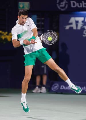 Novak Djokovic (SRB) Tennis - Dubai Duty Free Tennis Championships - ATP, Tennis Herren - Dubai Duty Free Tennis Stadium - Dubai - - United Arab Emirates - 21 February 2022. Copyright: xJuergenxHasenkopfx