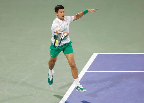 Novak Djokovic (SRB) Tennis - Dubai Duty Free Tennis Championships - ATP, Tennis Herren - Dubai Duty Free Tennis Stadium - Dubai - - United Arab Emirates - 21 February 2022. Copyright: xJuergenxHasenkopfx