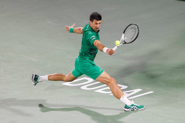 Novak Djokovic (SRB) Tennis - Dubai Duty Free Tennis Championships - ATP, Tennis Herren - Dubai Duty Free Tennis Stadium - Dubai - - United Arab Emirates - 21 February 2022. Copyright: xJuergenxHasenkopfx