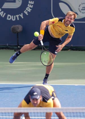 Kevin Krawietz Andreas Mies, Herren Doppel Tennis - Dubai Duty Free Tennis Championships - ATP, Tennis Herren - Dubai Duty Free Tennis Stadium - Dubai - - United Arab Emirates - 22 February 2022. Copyright: xJuergenxHasenkopfx