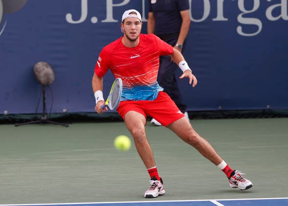 Jan-Lennard Struff (GER) Tennis - Dubai Duty Free Tennis Championships - ATP, Tennis Herren - Dubai Duty Free Tennis Stadium - Dubai - - United Arab Emirates - 22 February 2022. Copyright: xJuergenxHasenkopfx
