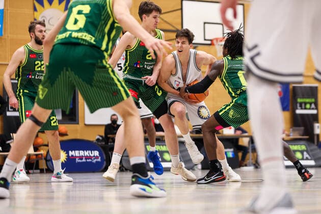 2. Basketball Bundesliga ProB Basketball ART Giants Düsseldorf gegen SC Rist Wedel, 22.02.2022 ; 2. Basketball Bundesliga ProB Basketball ART Giants Düsseldorf gegen SC Rist Wedel am 22.02.2022, Duesseldorf. Copyright: xBEAUTIFULxSPORTS KennyxBeelex