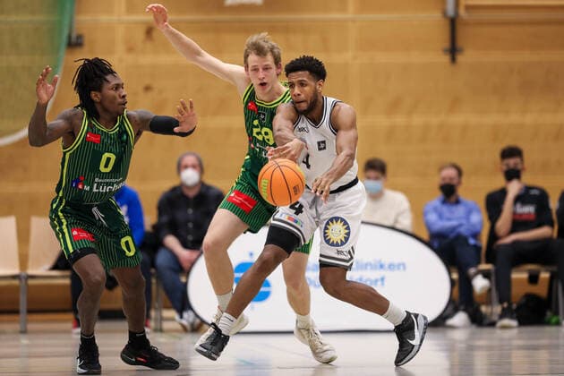 2. Basketball Bundesliga ProB Basketball ART Giants Düsseldorf gegen SC Rist Wedel, 22.02.2022 ; 2. Basketball Bundesliga ProB Basketball ART Giants Düsseldorf gegen SC Rist Wedel am 22.02.2022, Duesseldorf. Copyright: xBEAUTIFULxSPORTS KennyxBeelex
