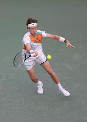 Andrey Rublev Tennis - Dubai Duty Free Tennis Championships - ATP, Tennis Herren - Dubai Duty Free Tennis Stadium - Dubai - - United Arab Emirates - 23 February 2022. Copyright: xJuergenxHasenkopfx