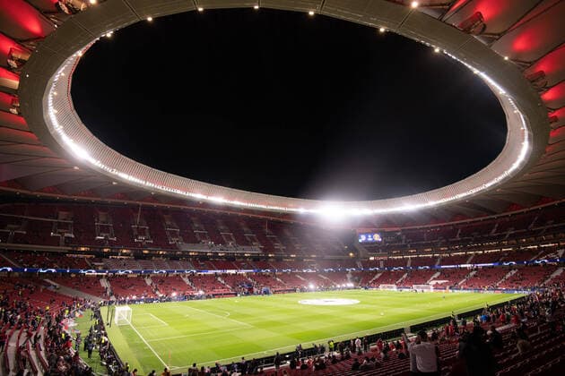 2021-2022 Champions League Atletico de Madrid vs Manchester United, ManU Feb 23rd 23 rd february 2022; Stadium Wanda Metropolitano, Madrid, Spain; Champions League football, round of 16, 1st leg, Atletico de Madrid vs. Manchester United Football Club; Wanda Metropolitano Stadium Copyright: xJorgexRopero xActionxPlusx