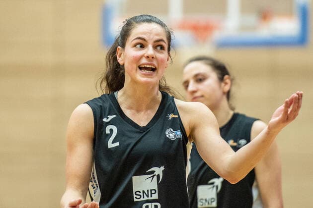 Halle, Deutschland 23. Februar 2022: 1.BBL - Damen - 2021 2022 - Gisa Lions SV Halle vs. SNP BasCats USC Heidelberg Michala Palenickova (Heidelberg) SWH.arena Sachsen Anhalt Copyright: xFotostandx xxBallaschx