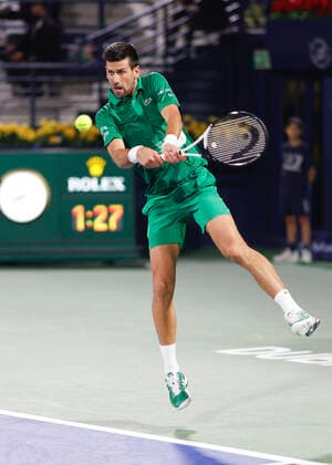 Novak Djokovic (SRB) Tennis - Dubai Duty Free Tennis Championships - ATP, Tennis Herren - Dubai Duty Free Tennis Stadium - Dubai - - United Arab Emirates - 23 February 2022. Copyright: xJuergenxHasenkopfx