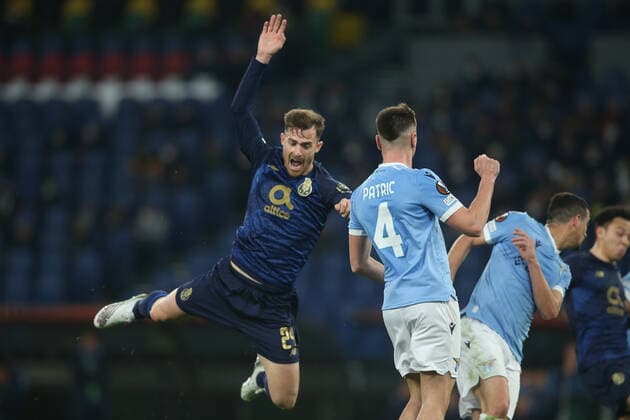 Rome, Italy - 24.02.2022: TONI MARTINEZ (PORTO) in action during the UEFA Europa League Knockout Round Play-Offs Leg One soccer match between SS Lazio and Porto, at Olympic Stadium in Rome.  Copyright: xMarcoxIacobuccix xipa-agency.netx xMarcoxIacobuccix 0