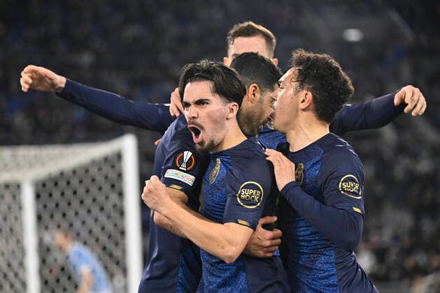 Photo Fabrizio Corradetti LaPresse February 24st 2022 Roma (Italy) Soccer Lazio - Porto Europa League 2021-2022 Play Off return - Olimpico Stadium of Roma In the pic:  Copyright: xFabrizioxCorradettix xLaPressex