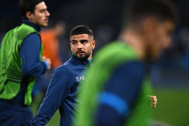 Db Napoli 24 02 2022 - Europa League Napoli-Barcellona foto Daniele Buffa Image nella foto: Lorenzo Insigne 