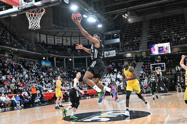 Marcos Knight( asvel) BASKETBALL : LDLC ASVEL vs Alba Berlin - Euroligue - 24 02 2022 FredericChambert Panoramic 