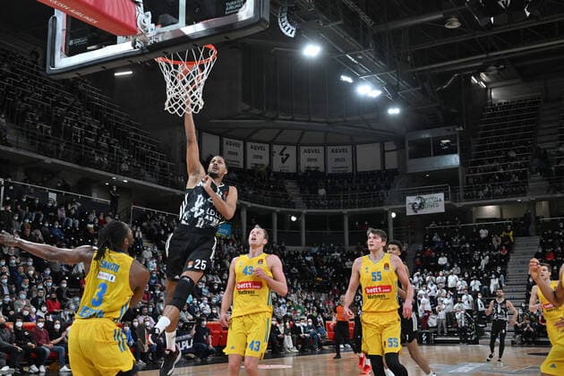 William Howard (asvel) BASKETBALL : LDLC ASVEL vs Alba Berlin - Euroligue - 24 02 2022 FredericChambert Panoramic 