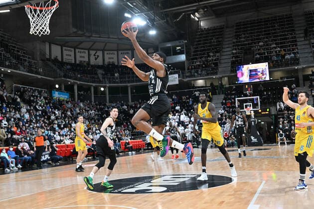 Marcos Knight( asvel) BASKETBALL : LDLC ASVEL vs Alba Berlin - Euroligue - 24 02 2022 FredericChambert Panoramic 
